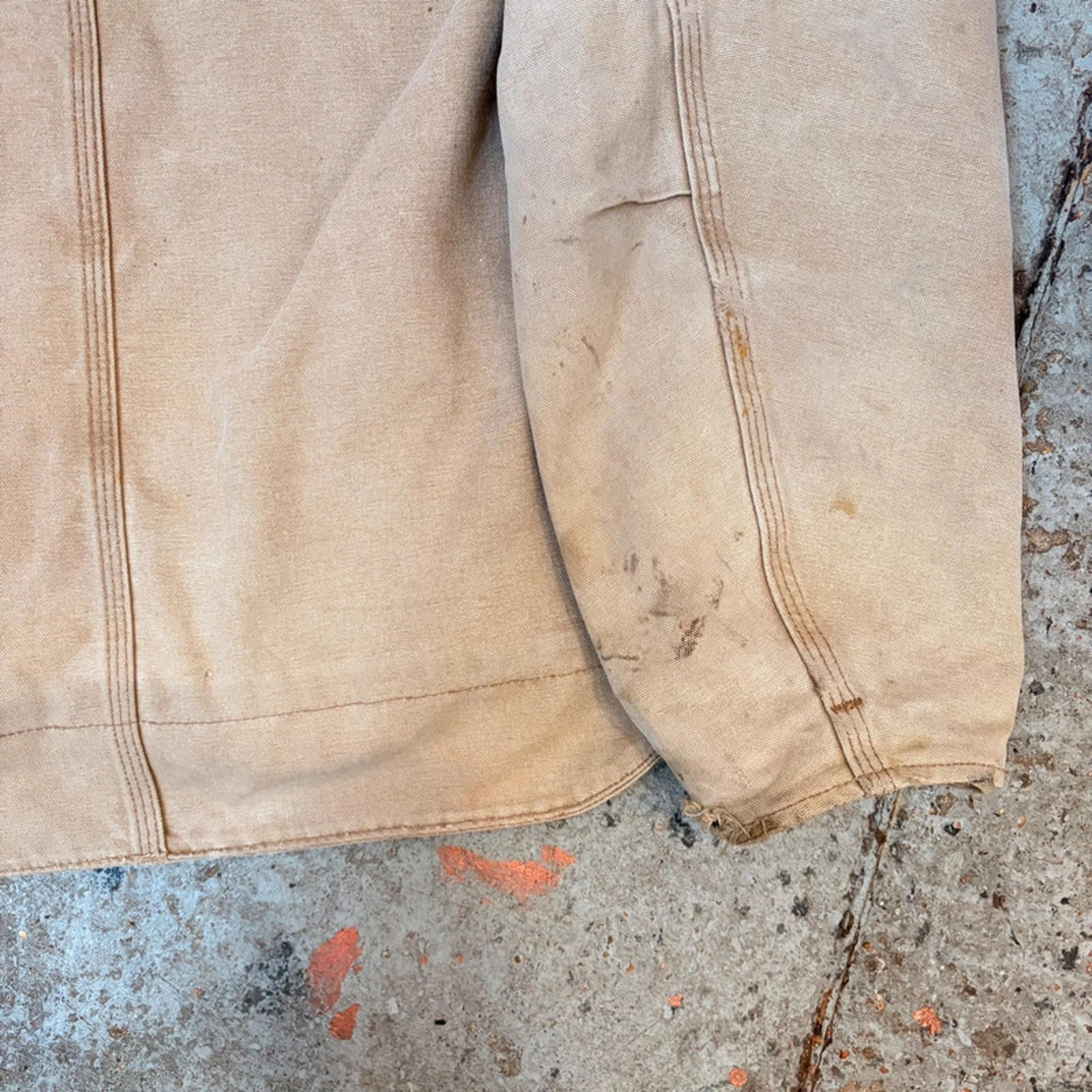 Carhartt Sandstone Active Jacket (J141) - Distressed Khaki